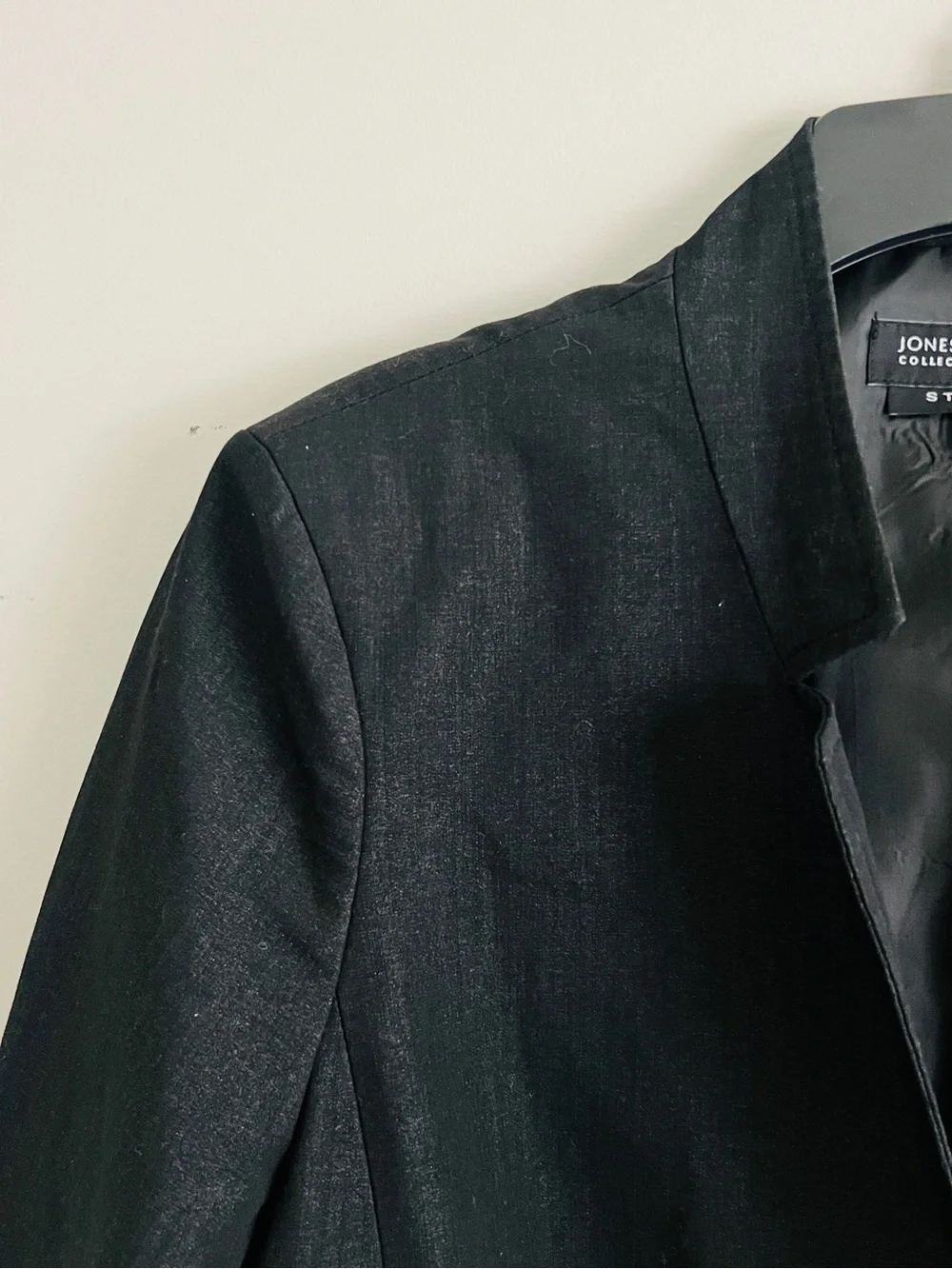 Jones‎ New York Women's Denim like Grey Tailored Blazer - Classic Work Jacket